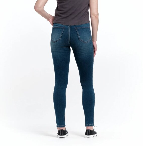 1822 Denim Ava Butter Soft Skinny Ziggy Wash Rinse Medium Mid Rise Jeans Pants 8 - Picture 2 of 9